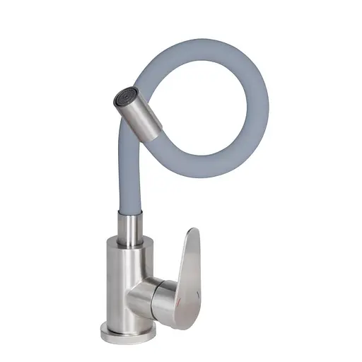 Змішувач для кухні Lidz Vida 04R-GFS, U-подібний гнучкий - фото 2