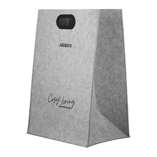 Корзина для белья Ardesto Prestigio фетр серый 68 л (ARHC2401FG) - фото 2