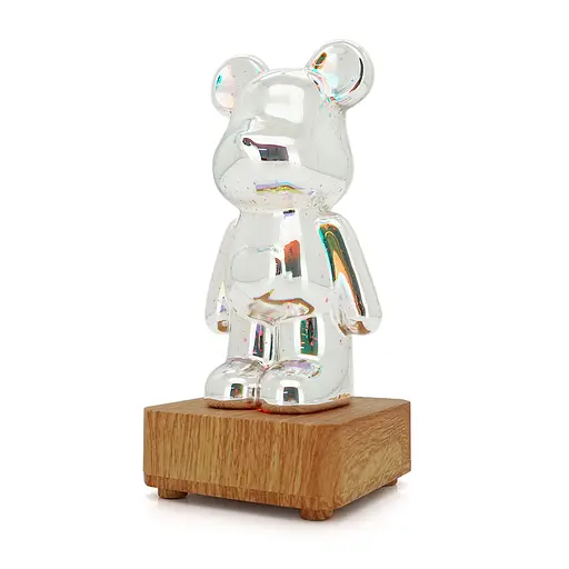 Ночник YT-197 Мишка+ Bluetooth колонка, USB кабель, RGB, Box - фото 3