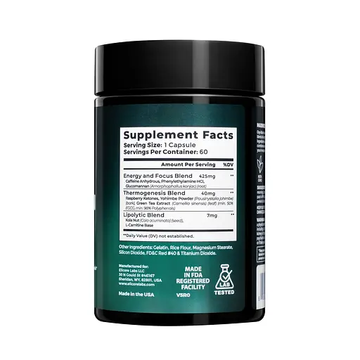 Комплекс для підтримки метаболізму Elicore Labs Oxy Burn, 60 капсул - фото 3