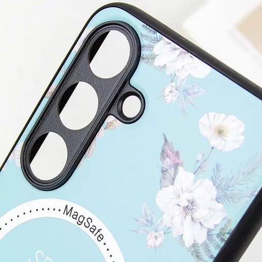 TPU+PC чохол Epik Secret Garden with MagFit для Samsung Galaxy S23 FE Mint - фото 6