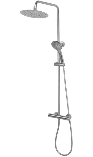 Душовя система Rea Vincent з термостатом nikiel brushed REA-P6603, Нікель - фото 3