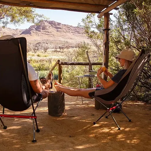 Складное высокое кресло Naturehike YL06 Alu Folding Moon Chair NH18Y060-Z (Черный) - фото 6