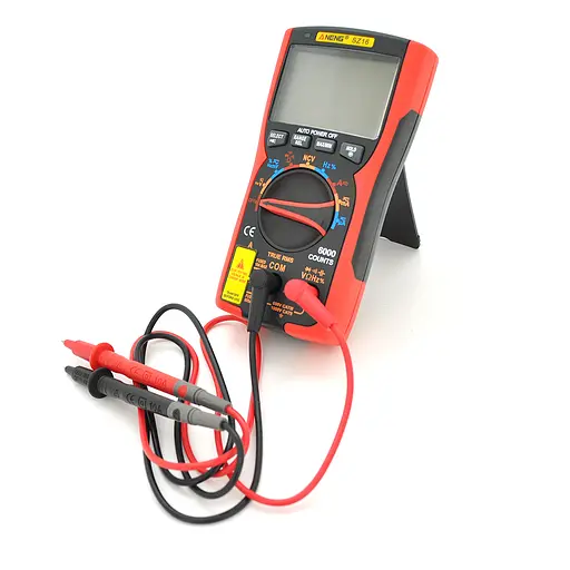 Мультиметр ANENG SZ16, измерение: V, A, R, C, T, F - фото 1