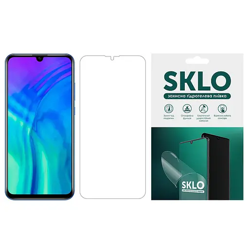 Захисна гідрогелева плівка SKLO (екран) для Huawei Smart+ (nova 3i) (Матовий) - фото 2