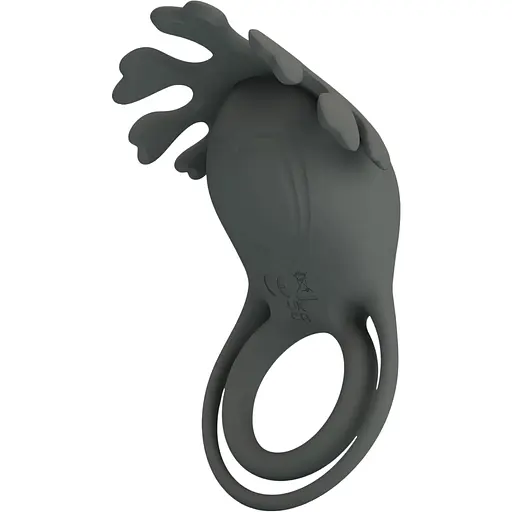 Эрекционное кольцо Pretty Love Vibrant Penis Ring Ruben 8.5 см серый