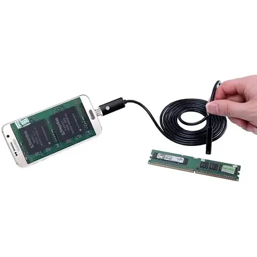 Эндоскоп для смартфона и ноутбука Kerui 555S USB HD 480P 5 метров 5.5 мм мягкий кабель - фото 6