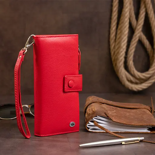 Кожаный женский кошелек ST Leather 19х9х1.7 см acs0015070 - фото 8