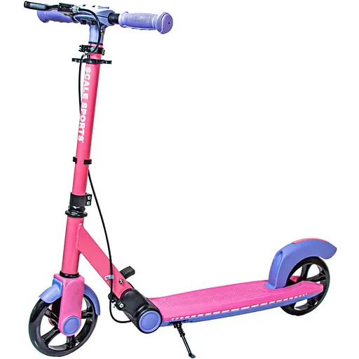 Самокат Scale Sports 51х12х82-97 см Рожево-фіолетовий 000231403