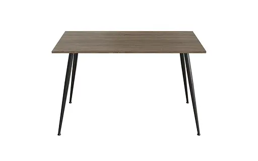 Кухонний стіл Марсель 40 Ferrum-decor 75x120x60 Чорний метал ДСП Дуб Сонома Трюфель 16 мм (FRD-106757)