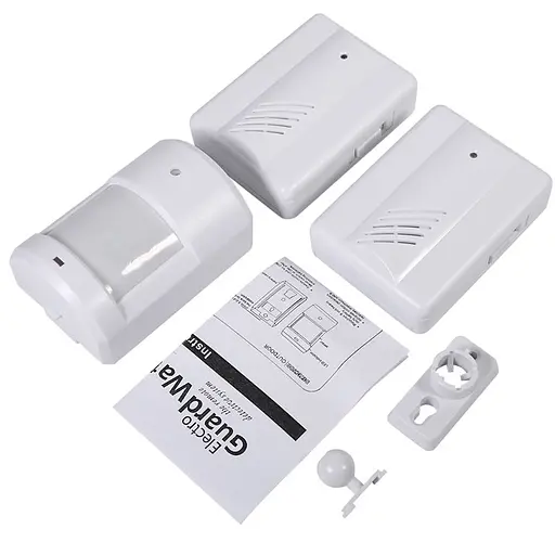 Беспроводной дверной звонок с датчиком движения и 2-мя приемниками - оповещателями Leshp DD1408-2 (100722) - фото 6