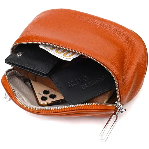 Сумка кожаная женская Vintage 20х13х8.5 см sum0022712 - фото 5