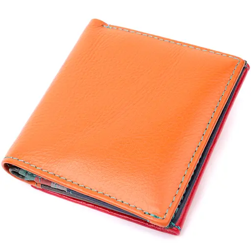 Кожаный женский кошелек ST Leather 10х9.5х1.5 см acs0028418 - фото 2