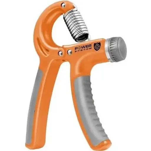 Еспандер кістьовий Power System PS-4021 з регульованим навантаженням 10-40 кг Power Hand Grip Orange (PS-4021_Orange) - фото 1