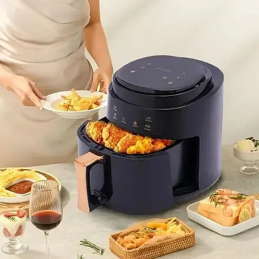 Аэрофритюрница Cheffinger CF-AFRY8 мультипечь безмасляное сенсорное управление - фото 6