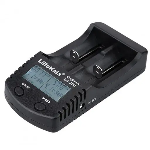 Заряднoe устройство Liitokala Lii-300 на 2 слота (для Ni-MH, Ni-CD, Li-Ion) + блок питания - фото 3