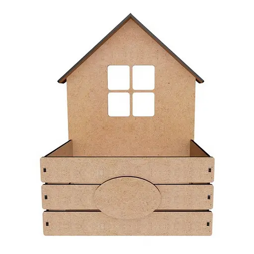 Заготовка для декорування "Будиночок з віконцем" FDPO-406 - фото 2