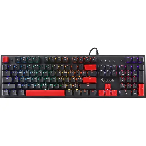 Клавиатура Bloody S525N Fire Black [144591] - фото 2