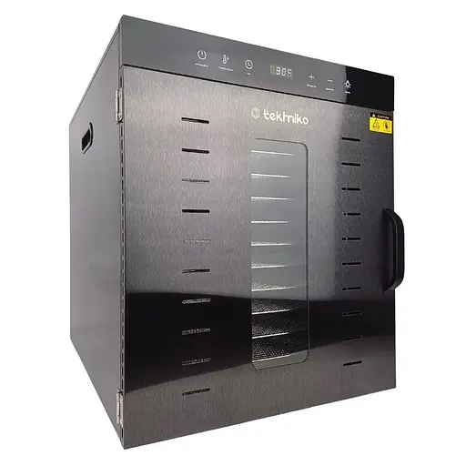 Дегідратор побутовий Tekhniko DH-12H-BK чорний (12 лотків) - фото 2