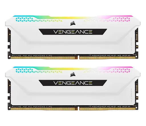 Оперативная память Corsair 32GB (2x16GB) DDR4 3600MHz Vengeance RGB Pro SL White (CMH32GX4M2D3600C18W) - фото 2