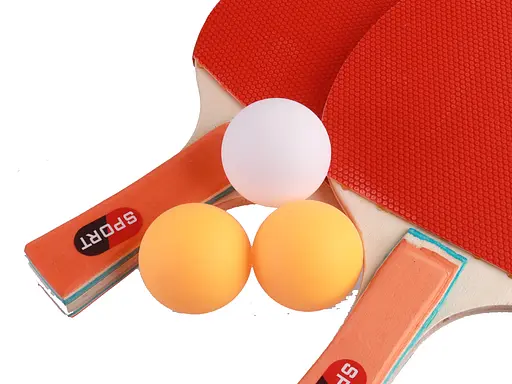 Набір ракеток для пінг-понгу TK Sport, 2 шт., 3 м’ячі, у чохлі, C44850 - фото 2