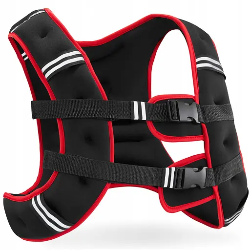 Жилет-обтяжувач для тренувань 4FIZJO 5 кг Black/Red (P-5905973402156) - фото 1