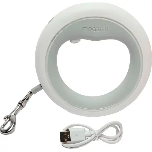 Повідець для собак Moestar UFO Retractable Leash 2 Plus White [128803] - фото 3