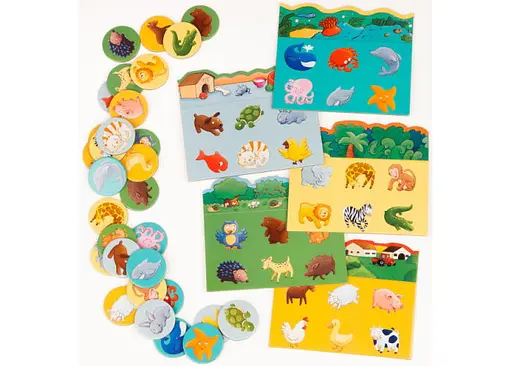 Настільна гра Djeco Дитяче лото Тварини (Loto Animals, 30 pcs) (DJ08120) - фото 5