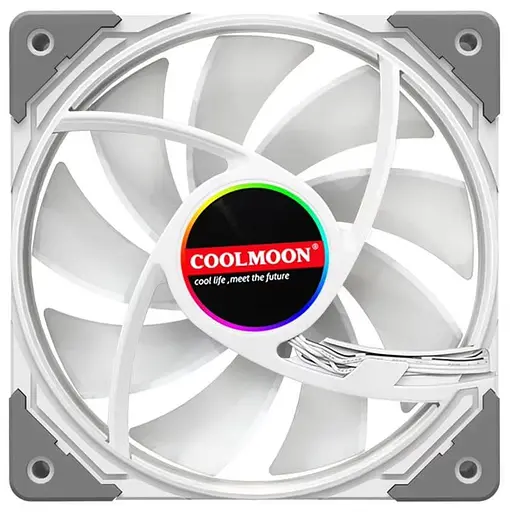 Вентилятор Coolmoon 120мм CM-AS1-W White (CM-AS1-W) - фото 3
