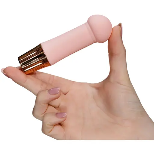 Міні-вібратор Crushious Mellow Puff рожевий 11 х 3.2 см - фото 5