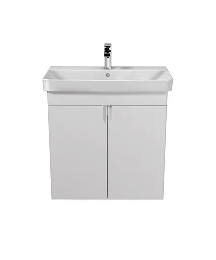 Тумба Мойдодир Simple White 70-U умивальник River 70 Білий універсальна Білий - фото 5