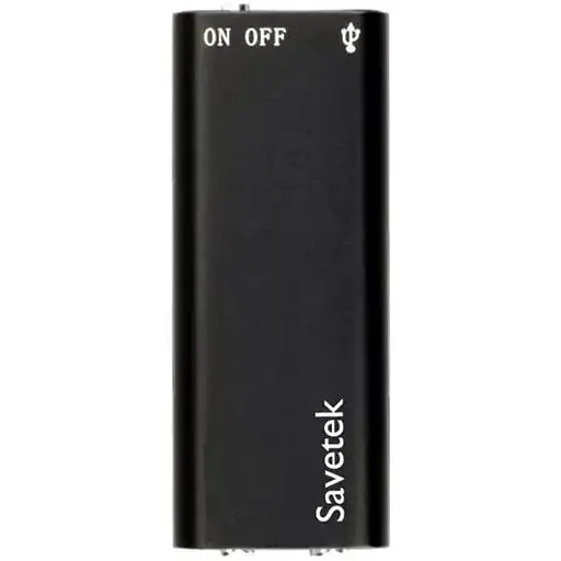 Найменший диктофон Savetek 200 (GS-R01s) 8 ГБ 