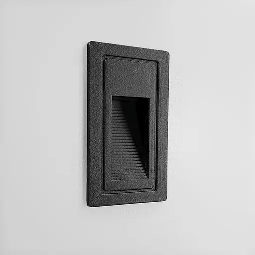 Світильник для сходів у чорному вертикальному корпусі 100х55 мм | Line F | Арт. 10016 - фото 3