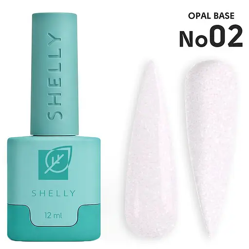 Камуфлююча база Shelly з шимером 02 Opal Base 12 мл - фото 1