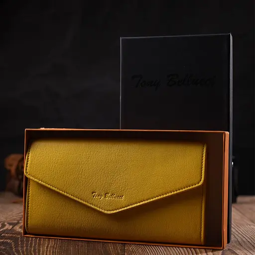 Кожаный женский кошелек Tony Bellucci 19.5х10.5х2 см acs0026982 - фото 8