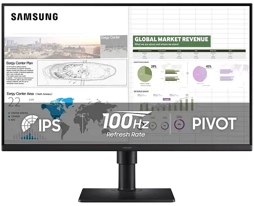 Монітор 27" Samsung LS27D400GAIXCI FHD IPS 100Hz (LS27D400GAIXUA) - фото 1