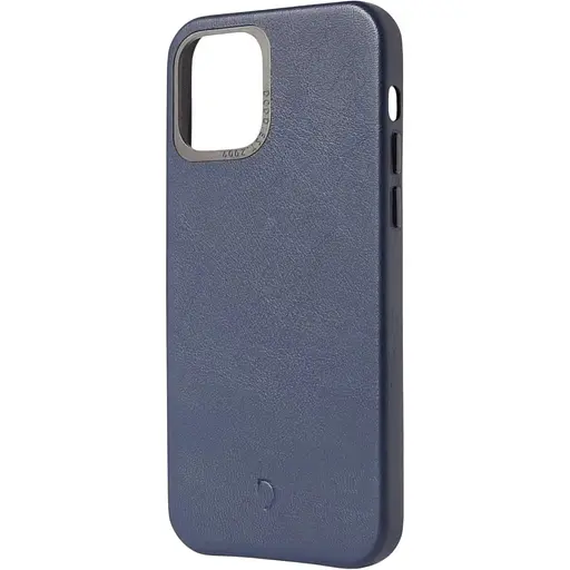 Оригинальный кожаный чехол Decoded Leather Case для iPhone 12 Mini (5.4") Matt Navy Blue