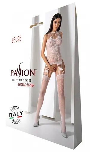 Бодистокинг Passion BS095 white - фото 6