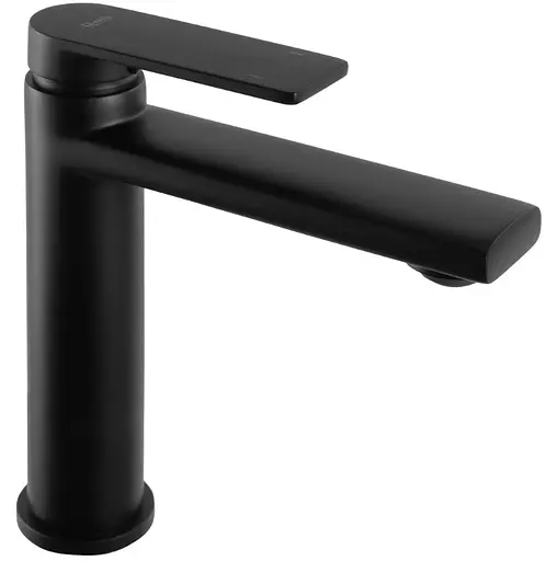 Змішувач для умивальника Rea Verso black низький REA-B7901 Чорний матовий - фото 1