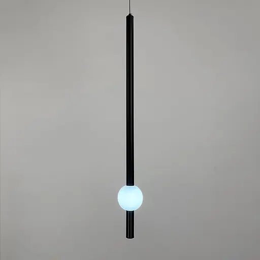 Led светильник черный в вертикальной форме 90 см на 3 режима | Line F | Арт. YG517 wB/900 VL BK - фото 3