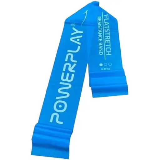 Стрічка-еспандер PowerPlay 4112 0.4мм MediBand Light для фітнесу та реабілітації Синя (6.8 кг) (PP_4112_Blue_Light) - фото 1