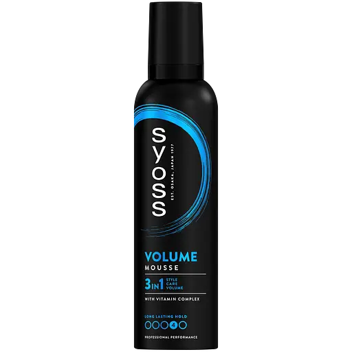 Уцінка. Мус для укладання волосся Syoss Volume 3 в 1 фіксація 4 250 мл - фото 1
