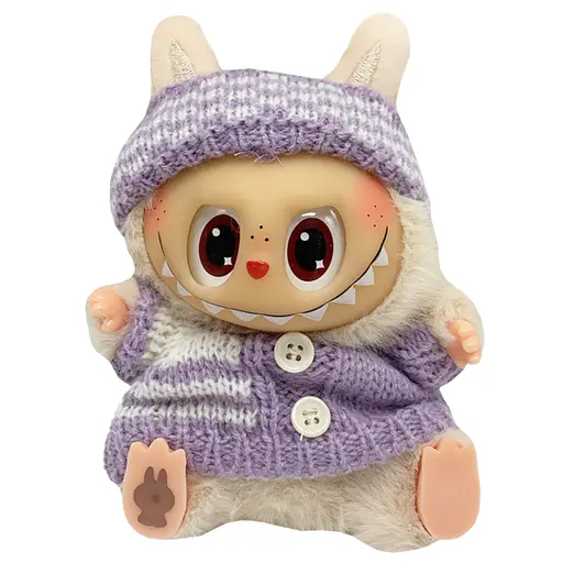 Дитяча м'яка іграшка-брелок The Monsters Labubu Bambi Labubu16 в асортименті - фото 4