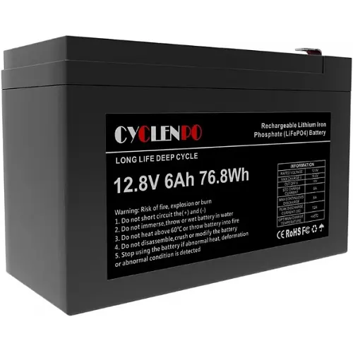 Акумулятор Cyclen 12.8V 6AH LiFePo4 - фото 4