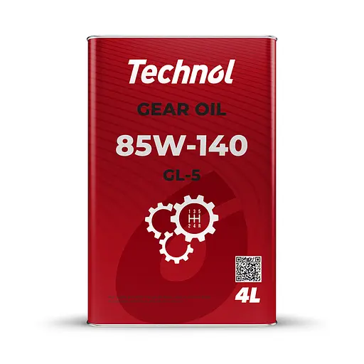 Трансмісійне масло Technol Gear Oil 85W-140 GL-5, 4л(TL90694)