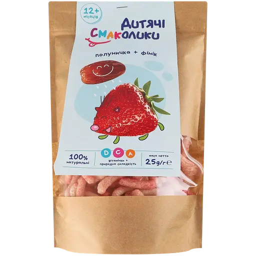 Набор: Неглазированные палочки Детские вкусности Клубника и финик 25 г + Палочки неглазированные Детские вкусности Манго и малина 25 г - фото 2