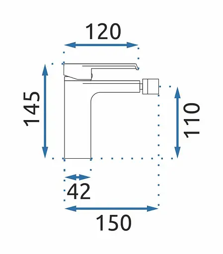 Смеситель для биде Rea Hass brushed gold REA-B9970 Золотой - фото 5