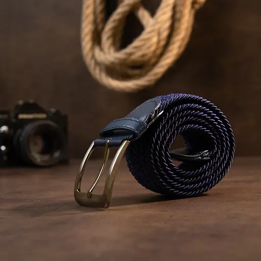 Ремінь Vintage текстильний чоловічий 100х4 см acs0018124 - фото 5