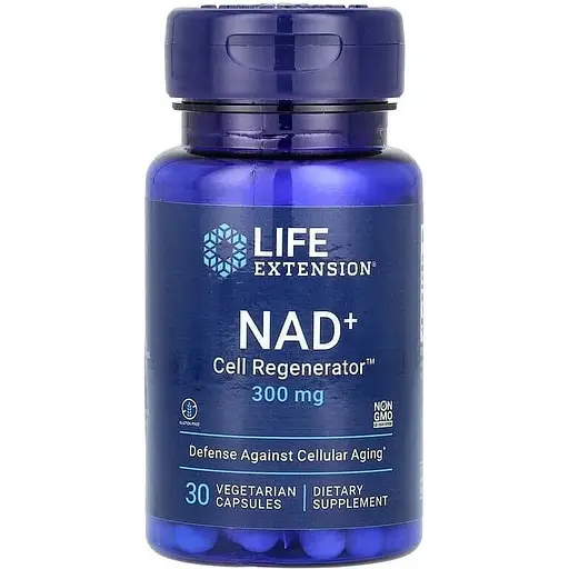 Вітаміни та мінерали Life Extension NAD+ Cell Regenerator 300 mg 30 вегакапсул - фото 1