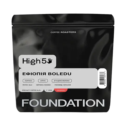 Кофе в зернах Foundation High5 Эфиопия Boledu 250 гр